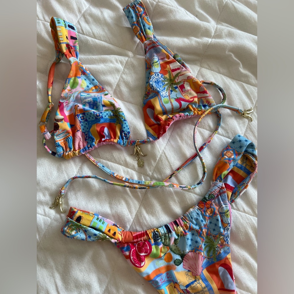 Bydee Bikini Cabana Print